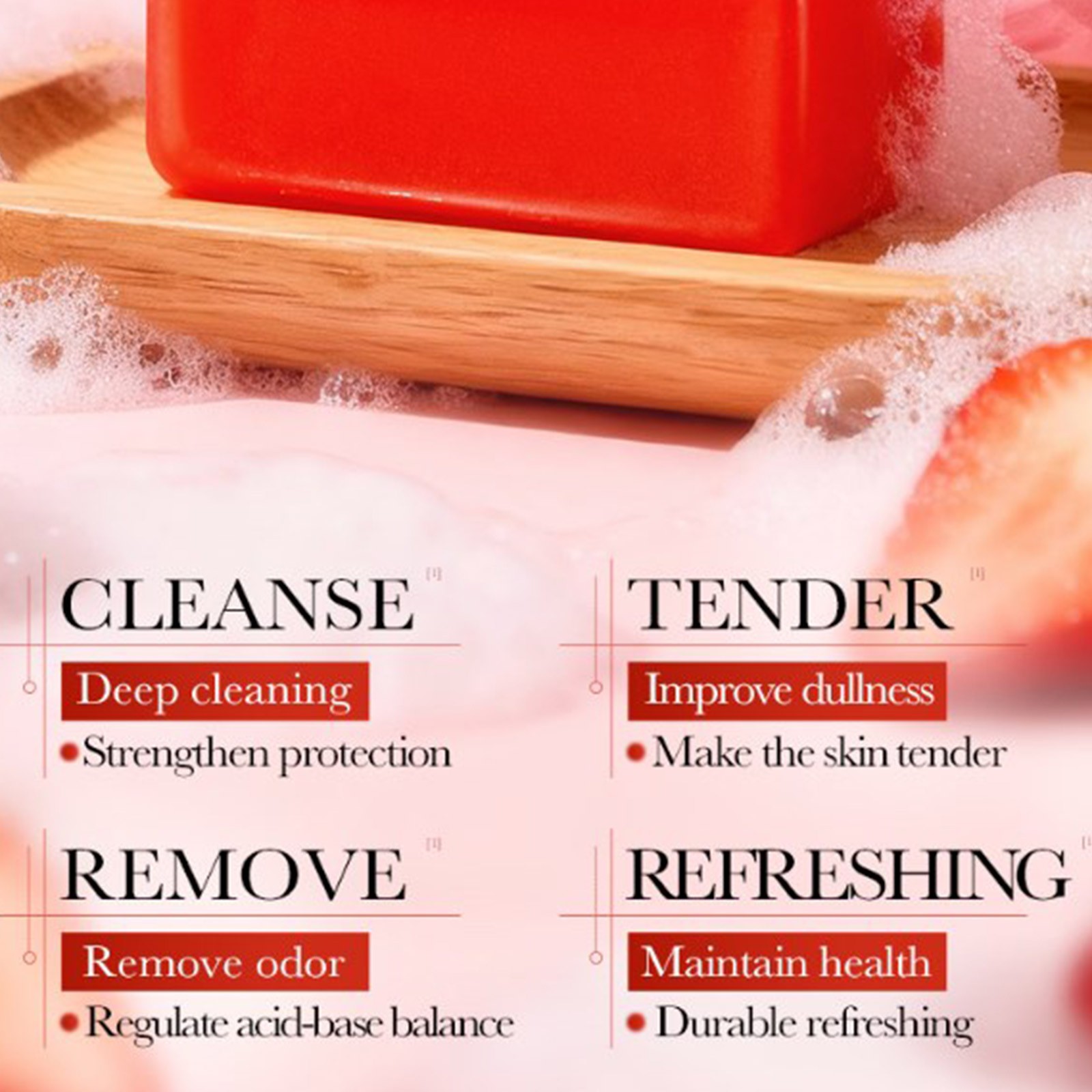 Women Tri Color Cleaning Soap Improve The Dull Skin 100g Improve Dullness