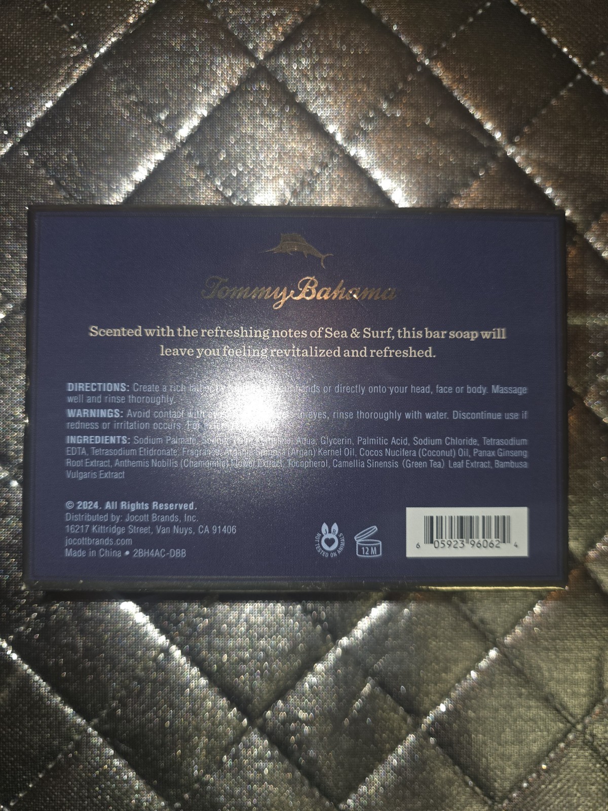 Tommy Bahama Bar Soap For Men Sea & Surf 10 Oz Hair Face & Body