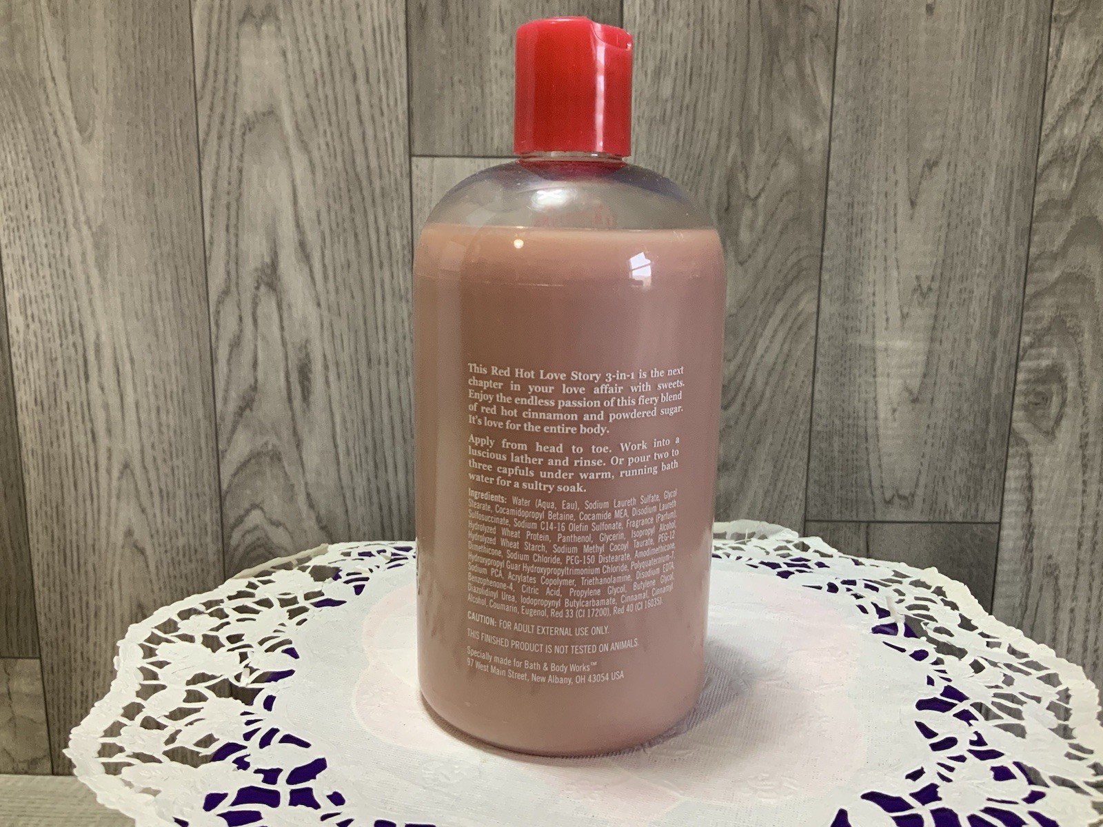 Bbw Bath Body Works 3 in 1 temptations red hot love story Full Size