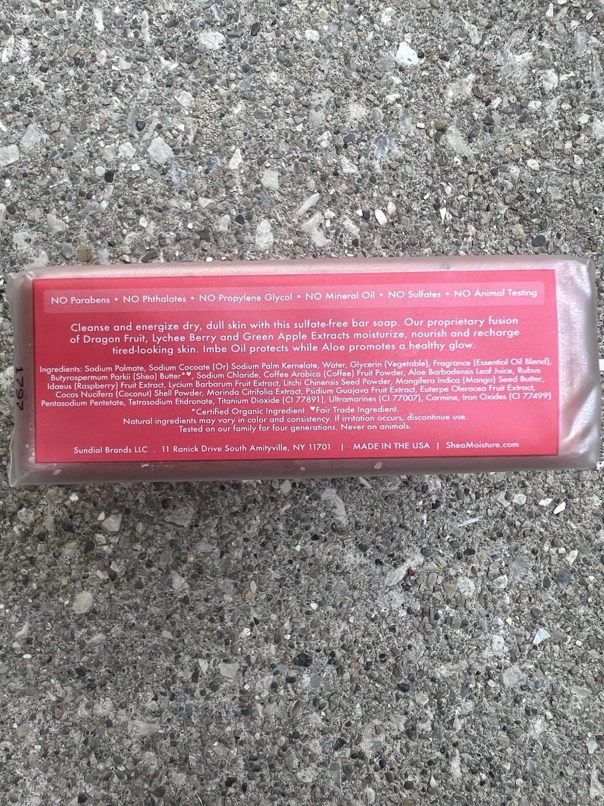Shea Moisture Fruit Fusion Coconut Water Shea Butter Soap with Imbe Oil & Aloe