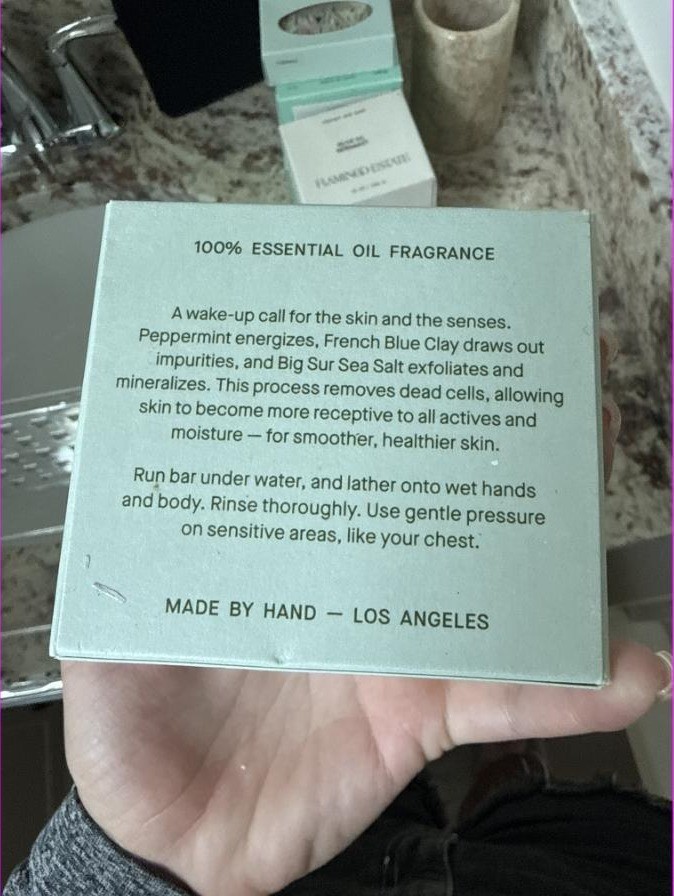 Flamingo Estate Organic Bar Soap Bundle Lot of 6 Peppermint Lavender Manuka New