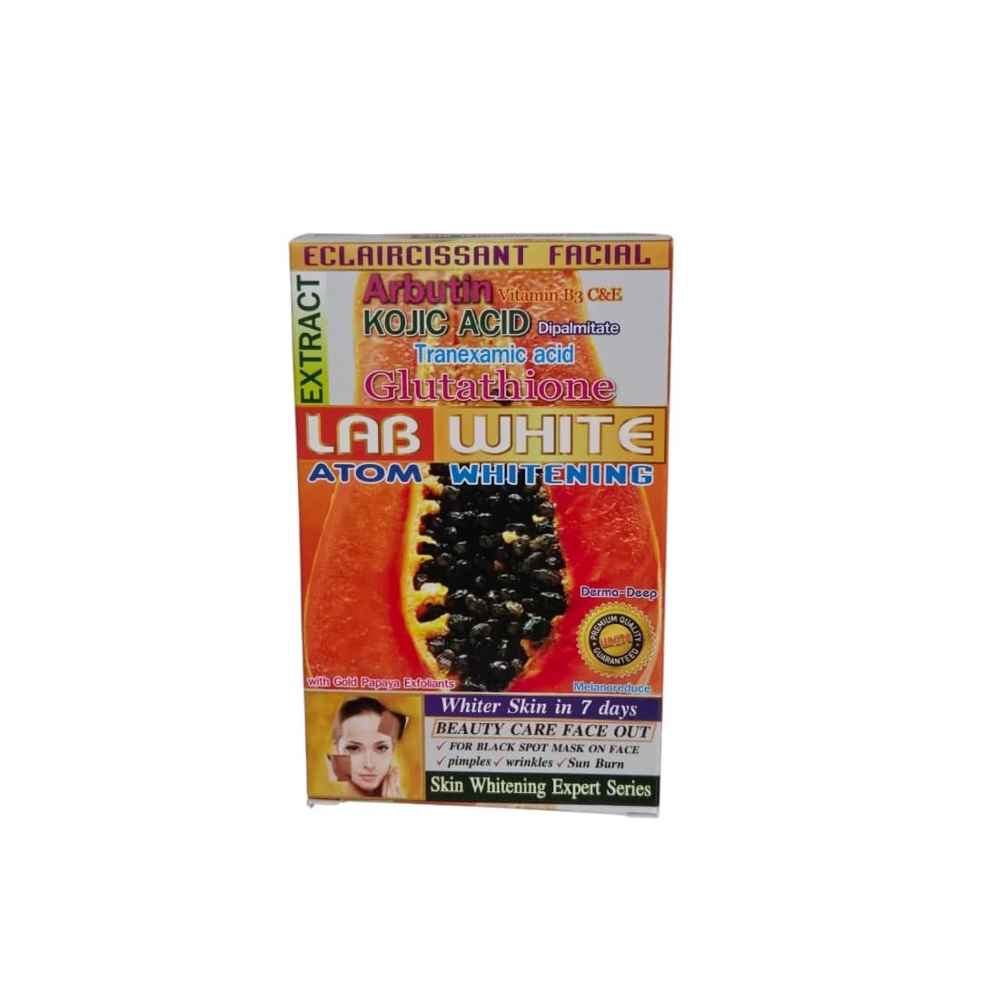 Lab White (Papaya Extract) Face & Body Soap X 1 Bar