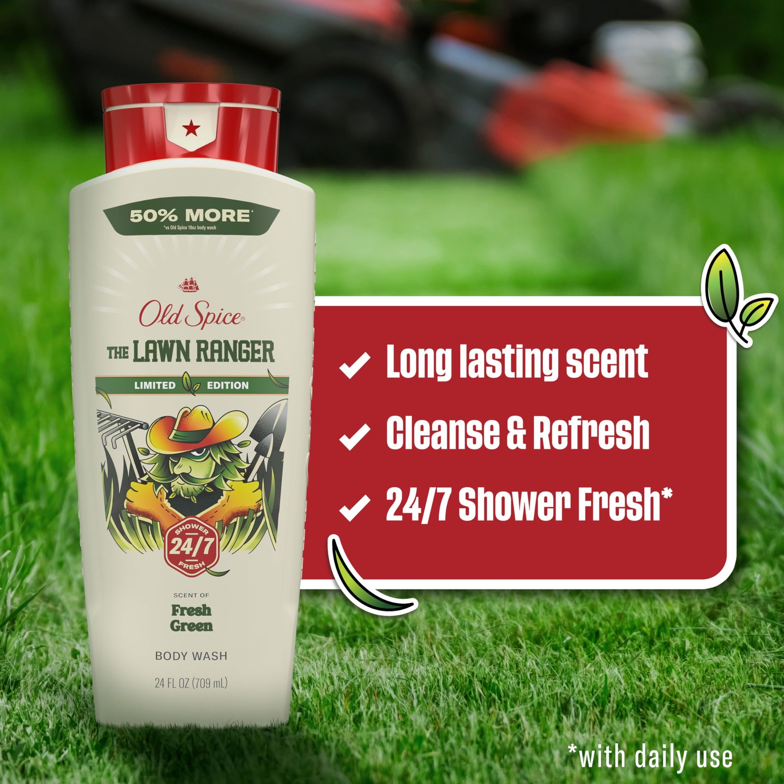 Old Spice Body Wash for Men, Summerdudes, 24/7 24 Ounce (Pack of 1), Beige