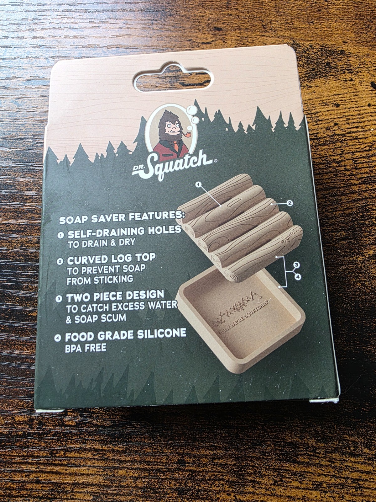 Dr Squatch Soap Saver , NEW, Two Piece Tray