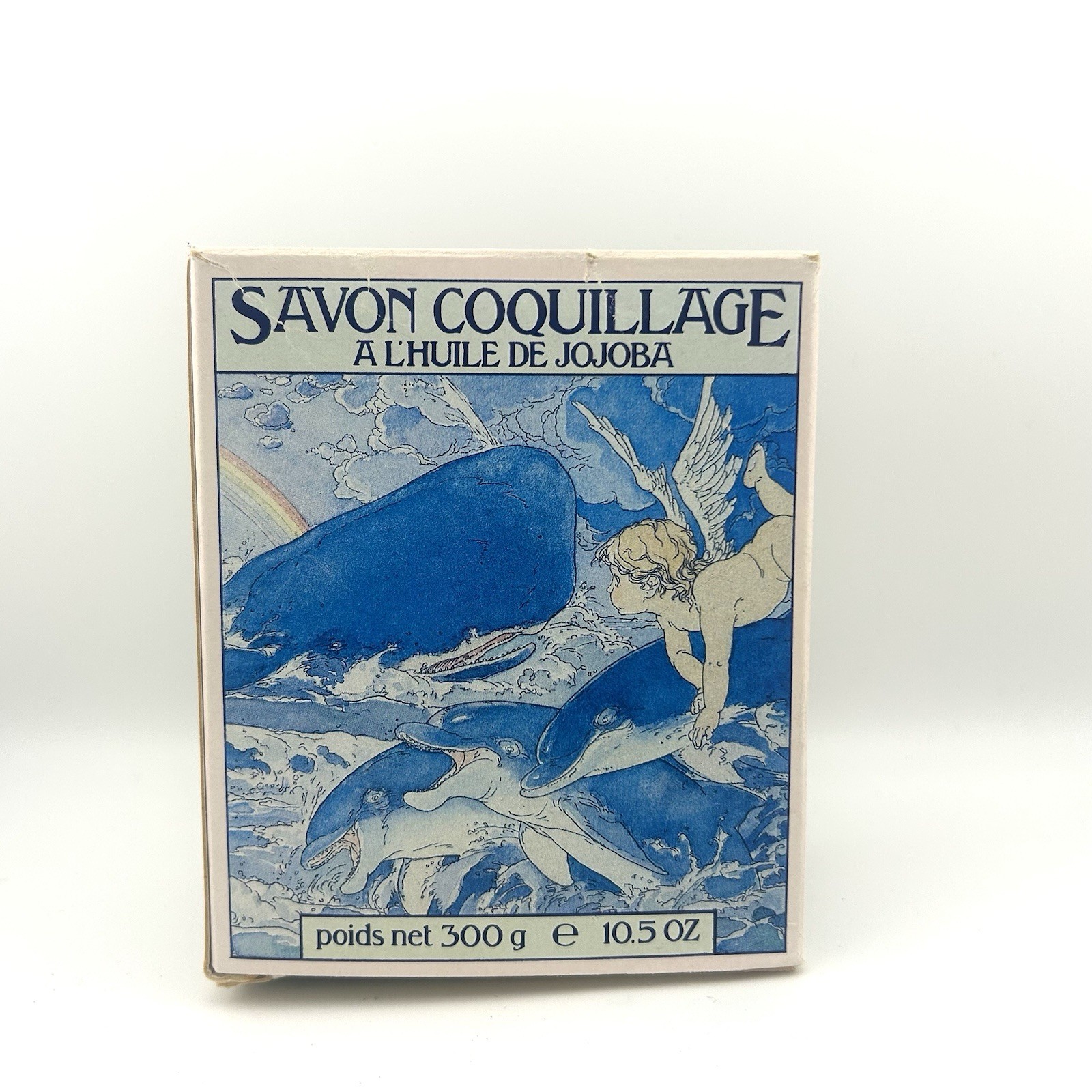 Jumbo New Vtg Crabtree & Evelyn Sea Shell Soap With Jojoba Oil 10.5 Oz Bar 300g