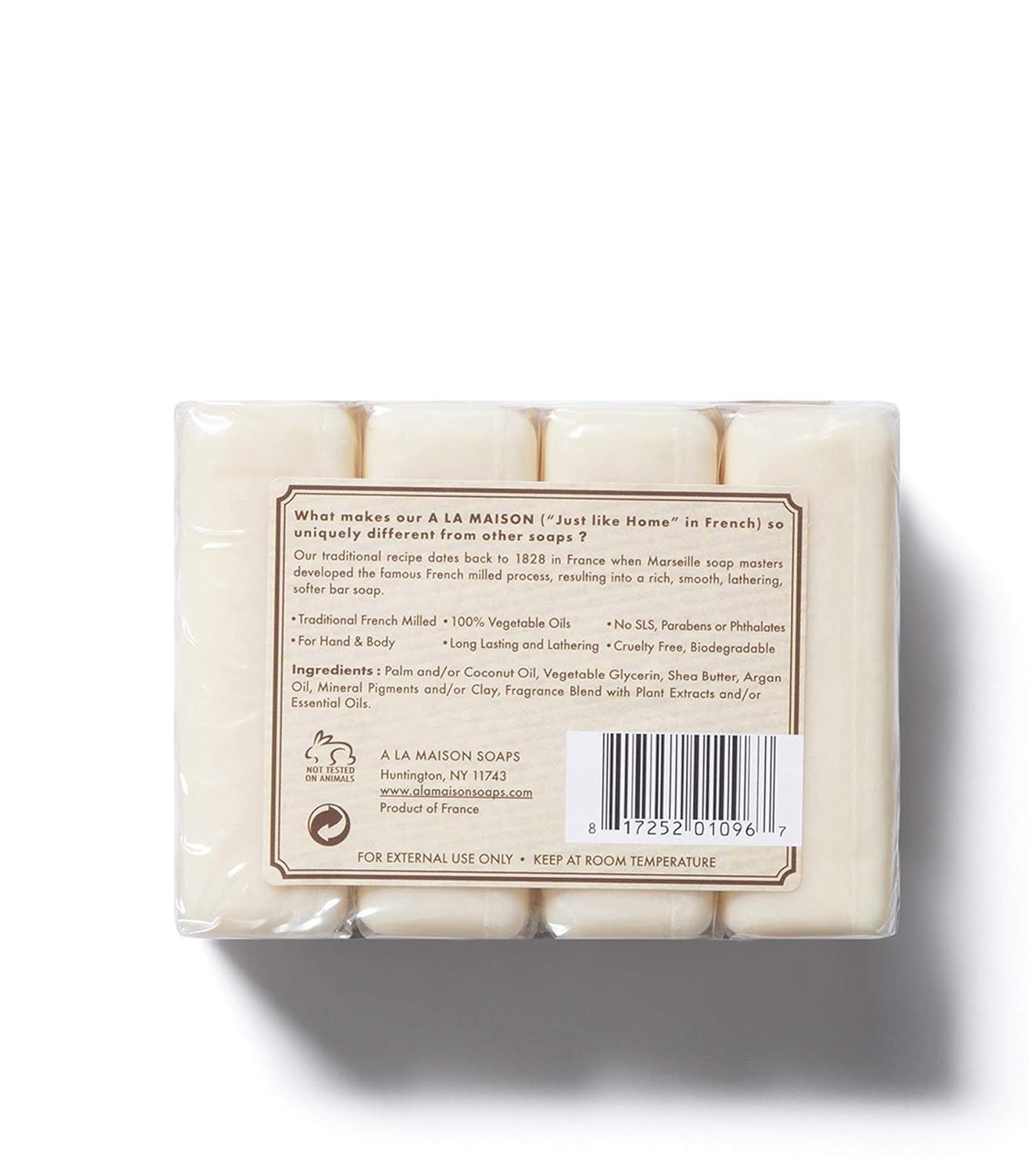 (3 pack) A LA MAISON Sweet Almond Bar Soap (12 Bars of Soap, 3.5 oz)