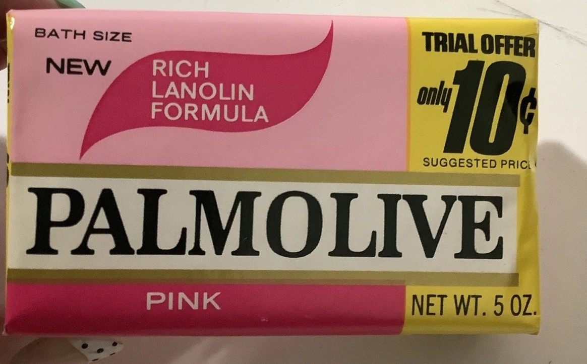 Vintage Palmolive Pink Bar Soap Body, Hand 5 Ounces Each Lot Of 2 Sealed Pkgs