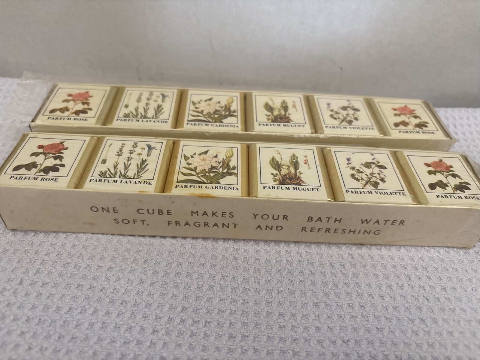 English Bath Cubes 12 Total Floral English Country Garden England