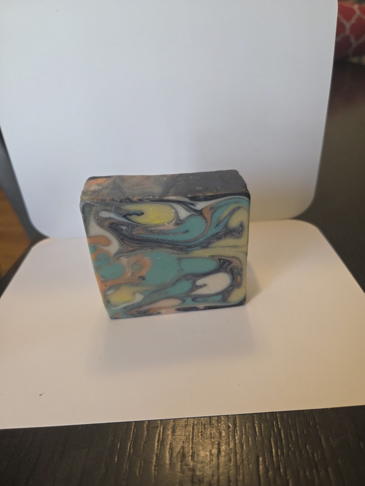 multi color scented with bergamot and coconut cream oil.
