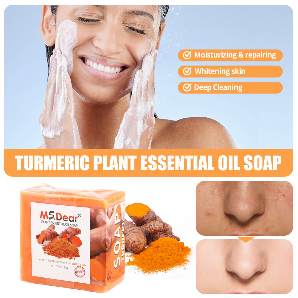 10x Tumeric Soap Skin Whitening Dark Spots lightening Acne Brightening Turmeric