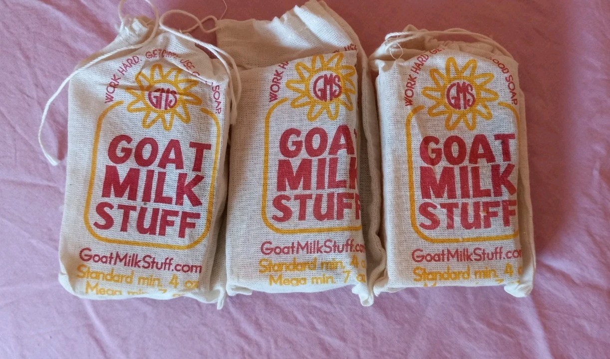 Goat Milk Stuff Handmade Goat Milk Patchouli Bar Soap 4 oz (3 Pack)
