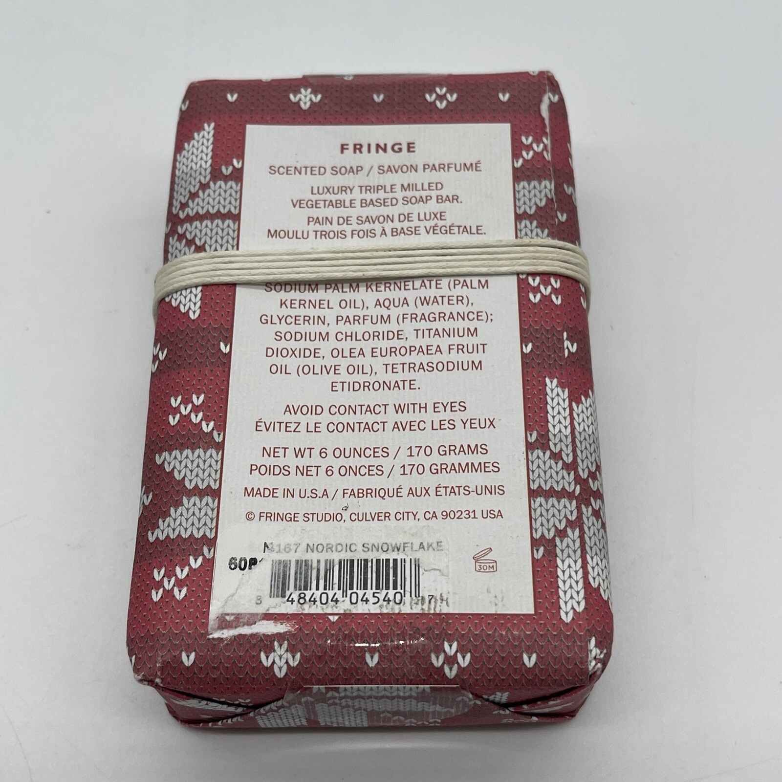 Fringe Nortic Snowflake ￼Soap 6 oz NEW! Sealed! N-167. Rare