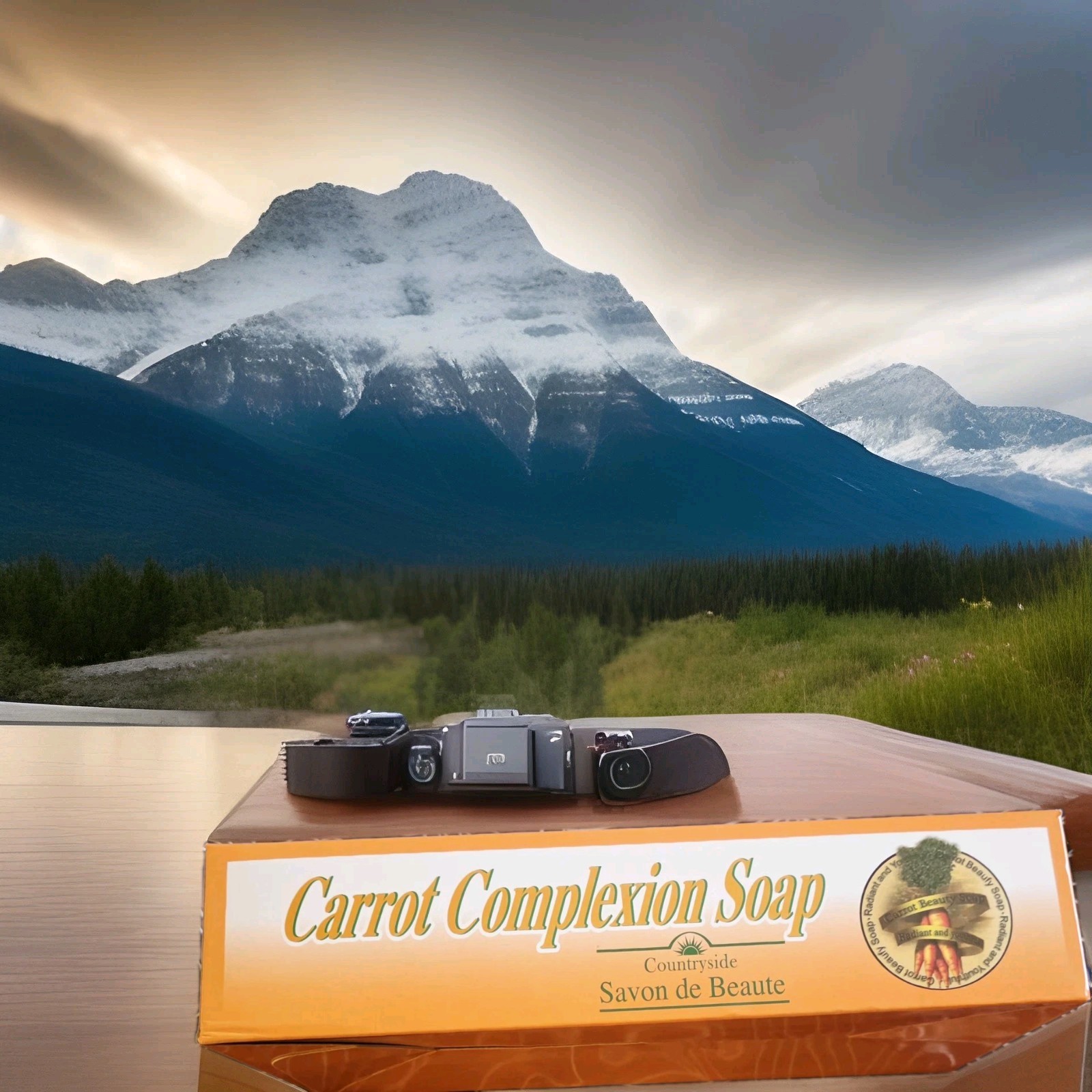 Countryside Beauty Soap Quad-Milled Carrot Extract Beauty,1 pack=12Bars=20$