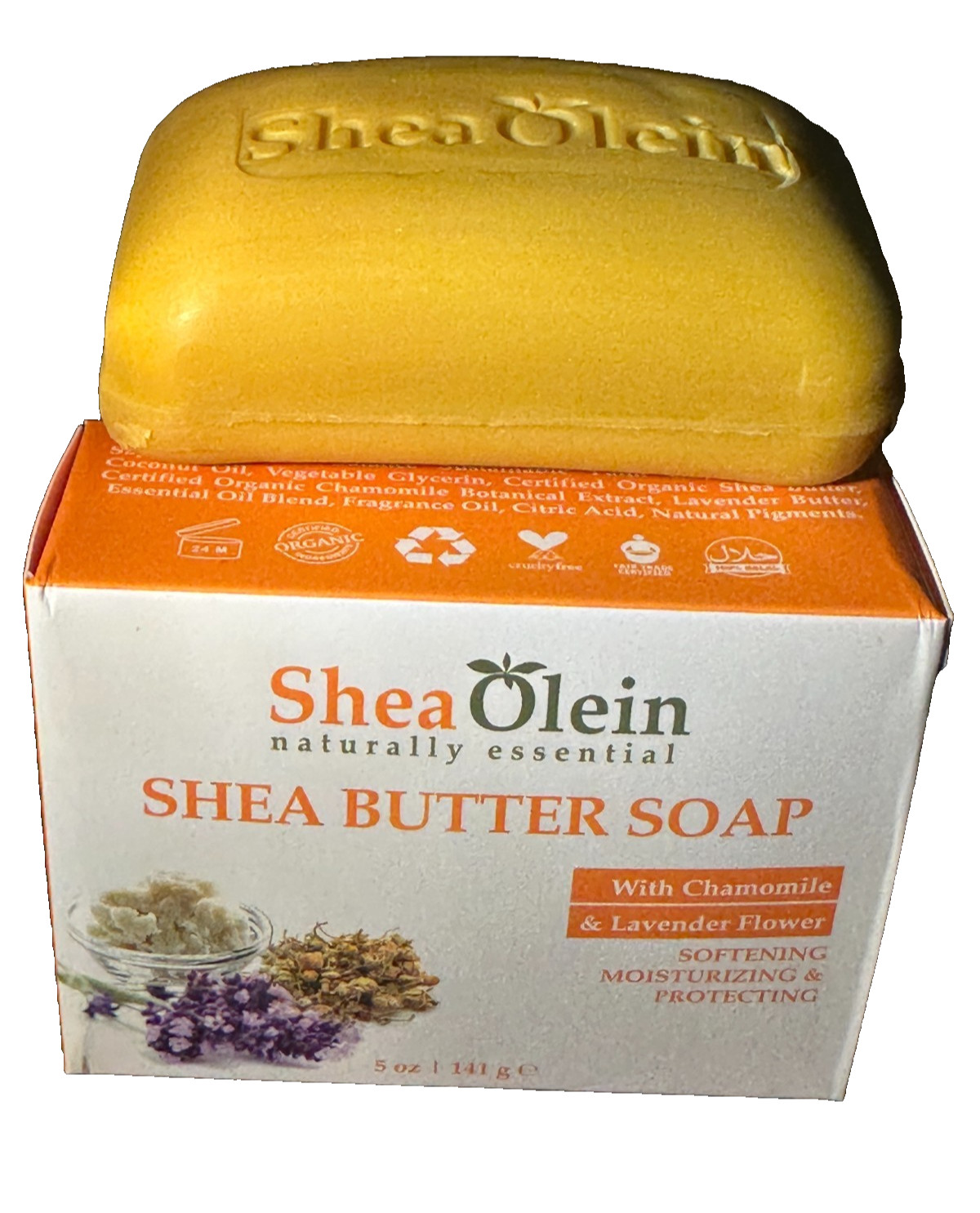 Shea Olein Coconut Milk & Papaya Beauty Bar with Vanilla Beans Anti-Aging 6bars