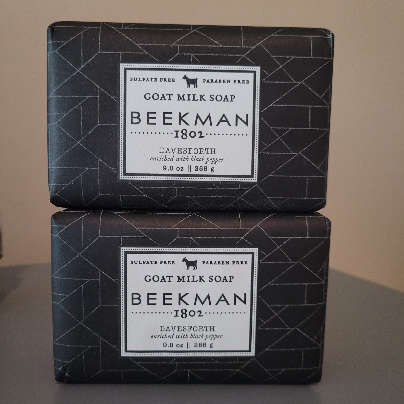 Beekman 1802 ~ Davesforth Goat Milk Soap 2 Bars 9 oz each