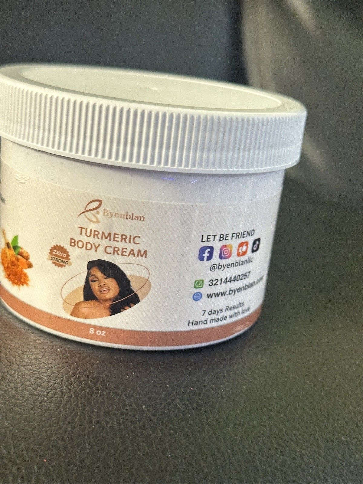 Byenblan Turmeric 3-in-1 Skincare Set – Face Cream, Body Cream & Soap 4oz