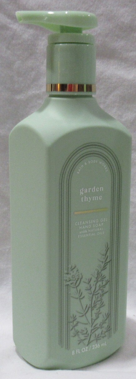 Bath & Body Works Cleansing Gel Hand Soap Lot Set of 2 GARDEN THYME