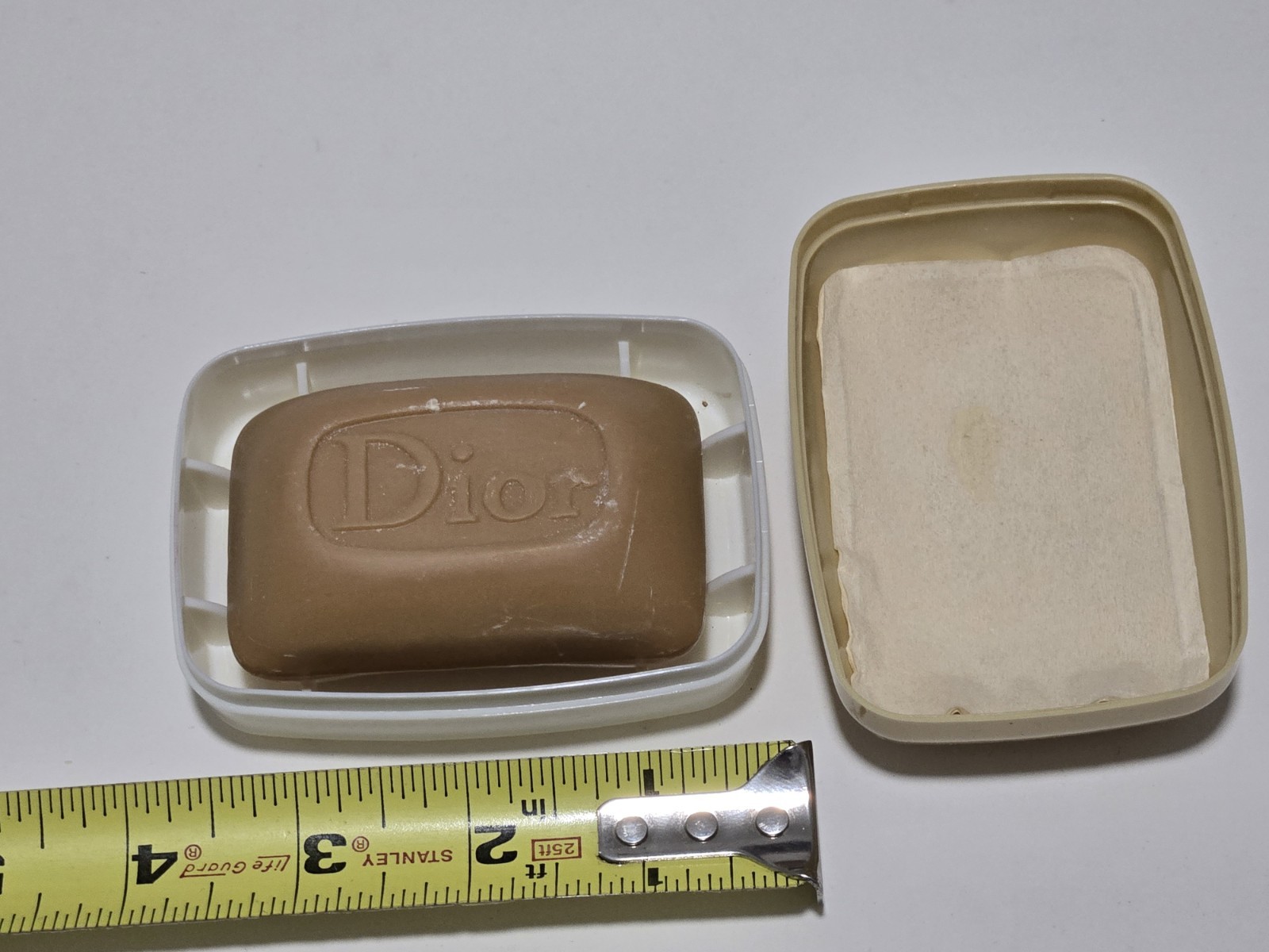 Vintage Christian Dior Eau Sauvage 80g 2.7oz Savon Soap In Case Paris France NOS