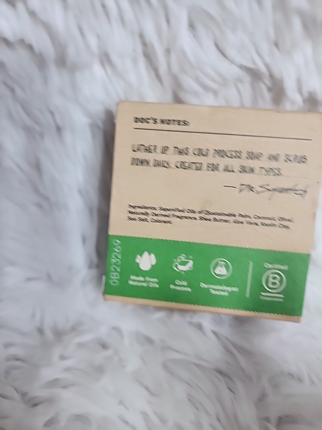 Dr. Squatch Soap Men’s Natural Soap Cool Fresh Aloe Coconut Oil Zero Grit 5 oz