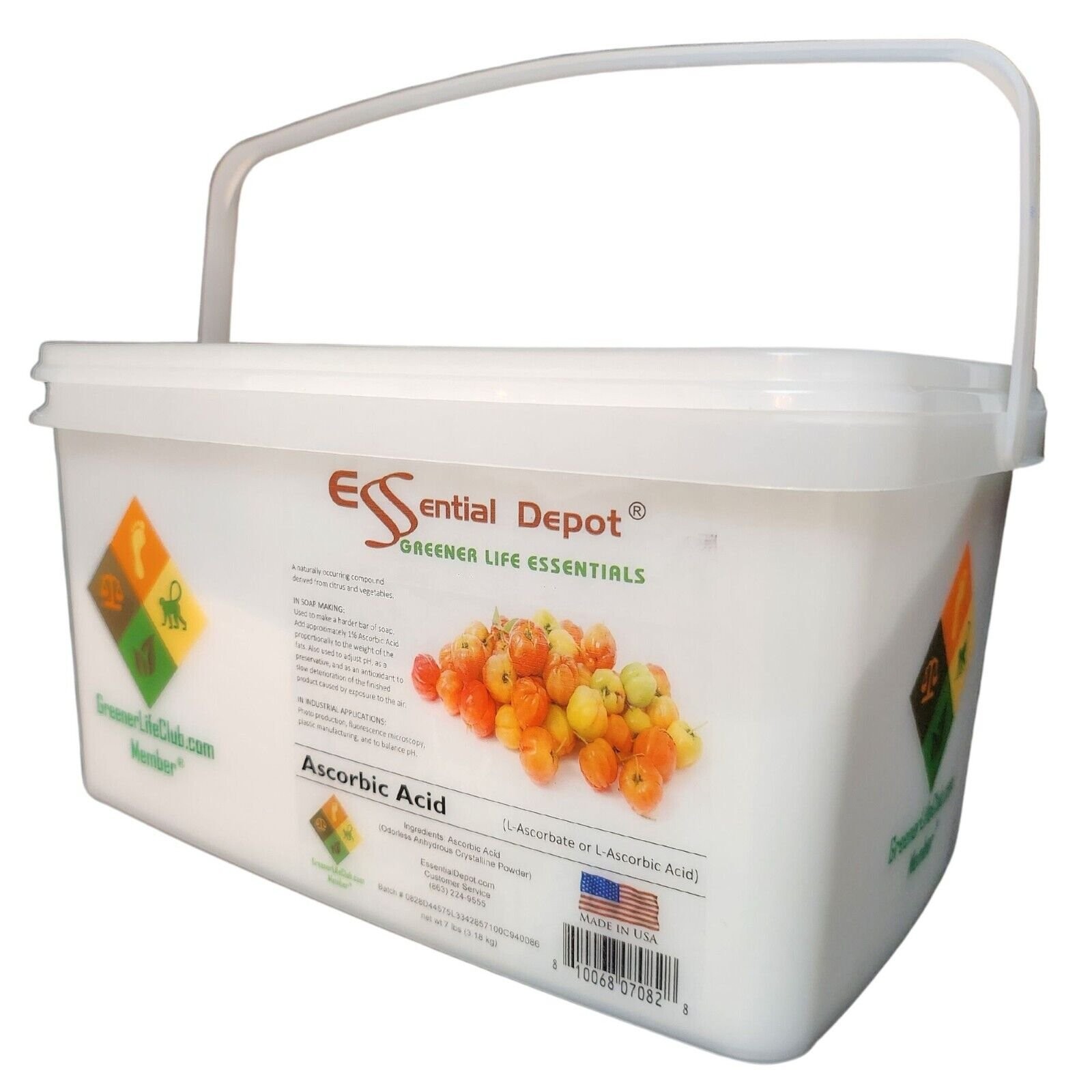 7lbs. Vitamin C Ascorbic Acid
