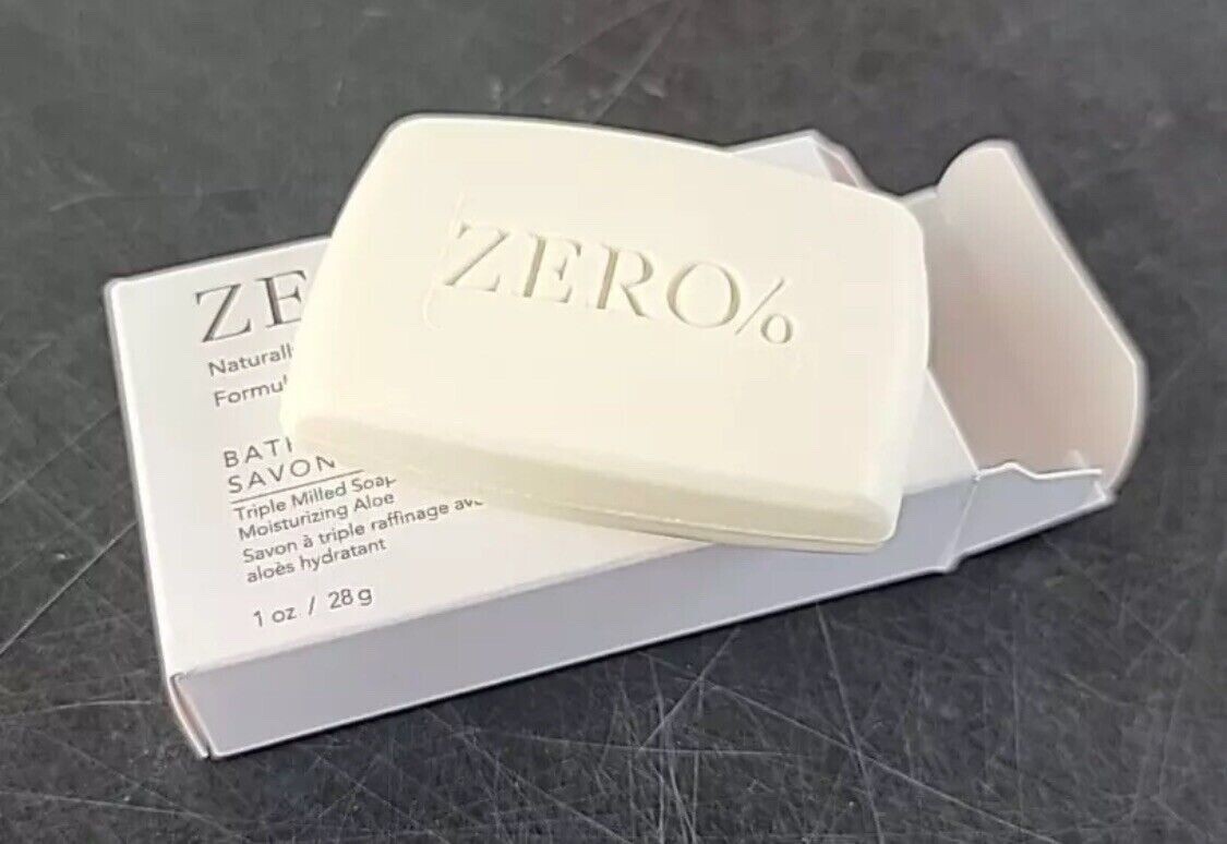 Zero% Gilchrist & Soames Bath SOAP Bars Hotel Travel Size 1oz CHOOSE QUANTITY