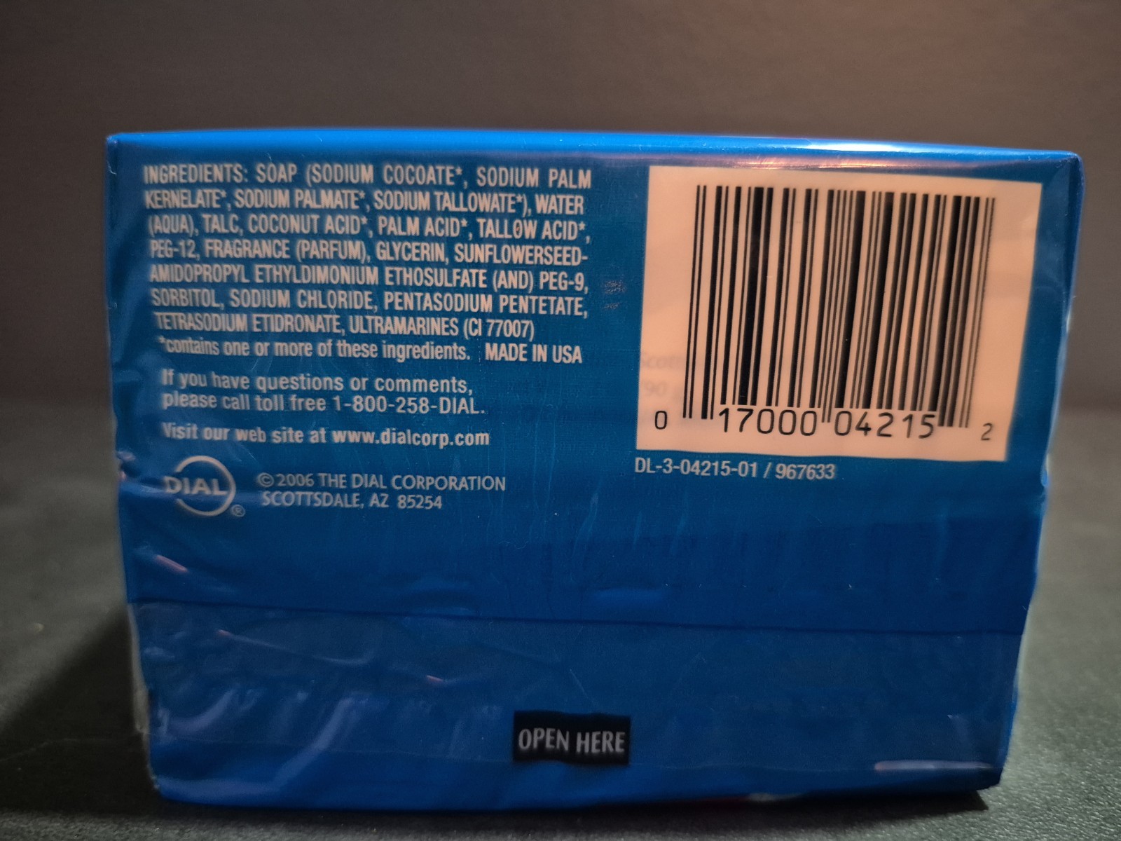 Dial for Men Bar Soap The Ultimate Clean 2 3.2 oz Bars Recharge Sealed NOS
