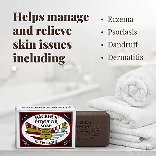 Packer’s Pine Tar Soap 3 Pack | The Original Men’s Bar Soap With Natural Pine
