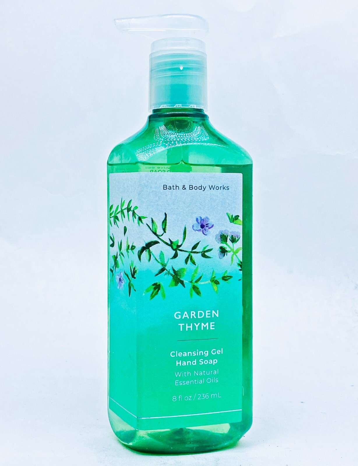 1 Bath & Body Works GARDEN THYME Cleansing Gel Hand Soap 8.0 oz