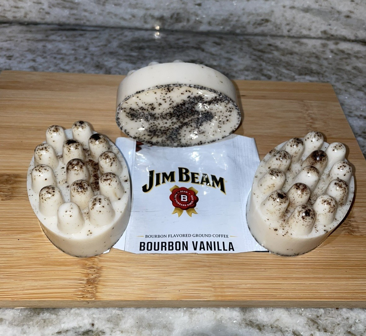 All Natural Goat Milk Exfoliating Coffee Massage Soap Bar – Bourbon Vanilla