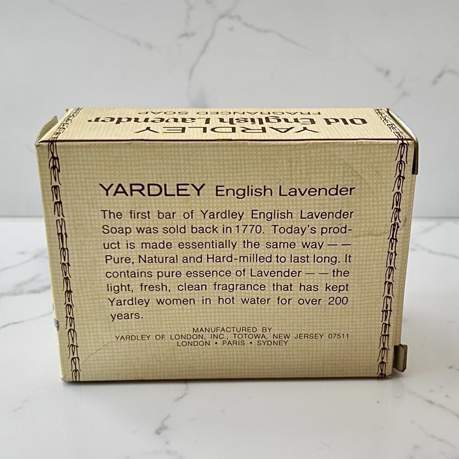 Vintage Bar Soap 2 Pc Lot Stephan Whole Earth & Yardley Old English Lavender NEW