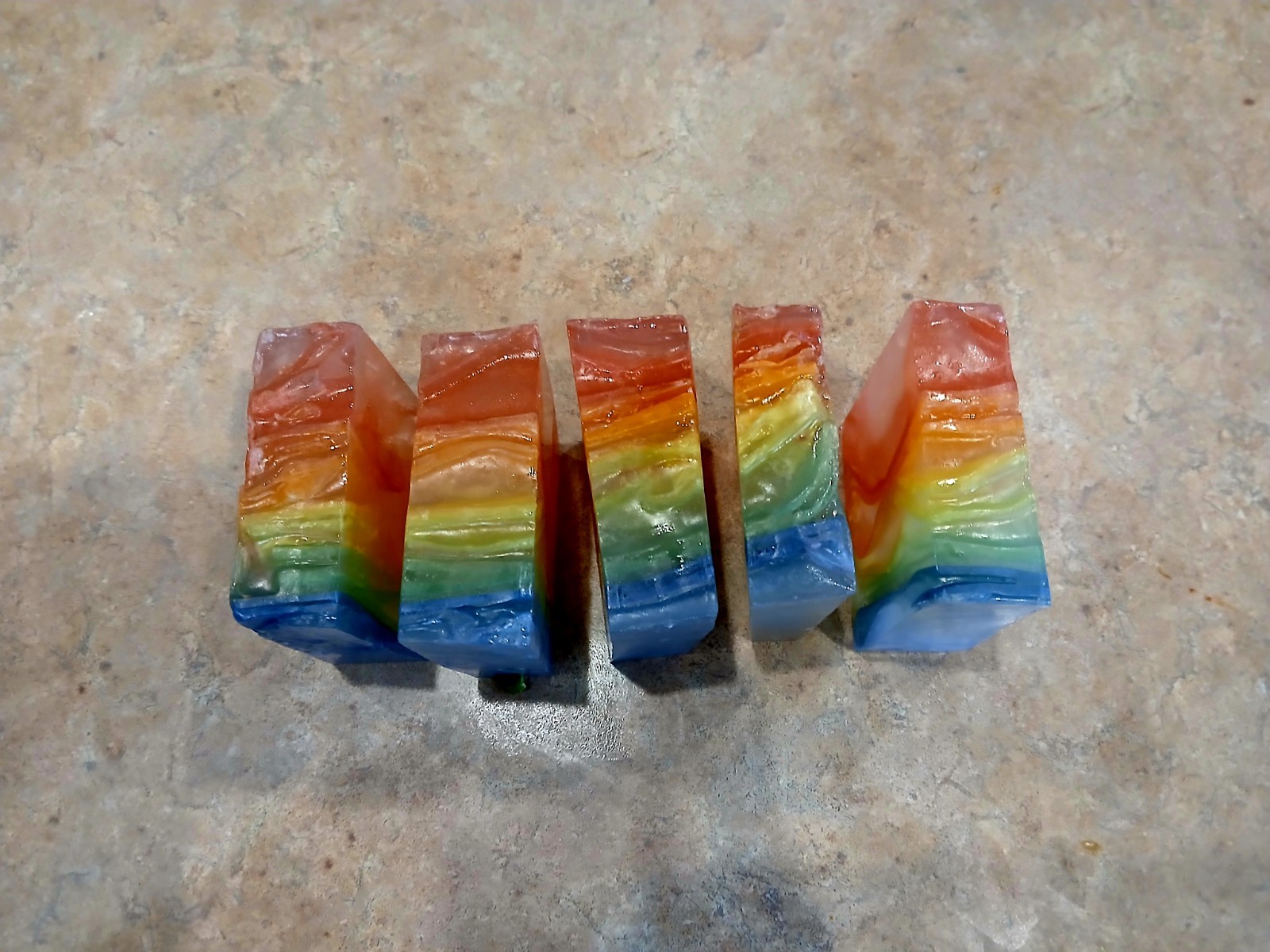 Rainbow Soap! Handmade Soap Great For Gifts!
