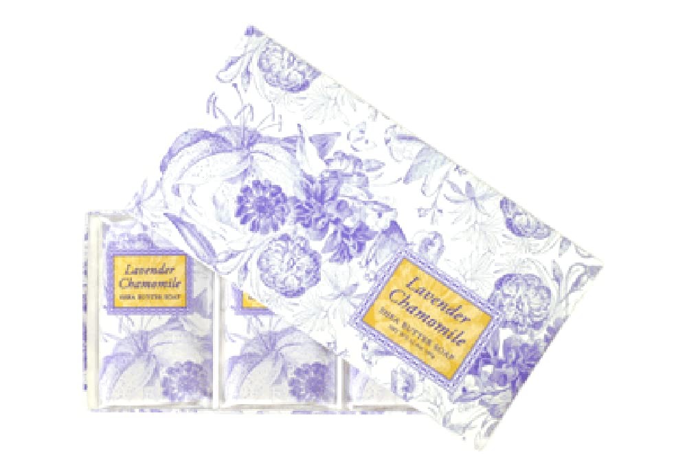 Greenwich Bay Trading Co. Shea Butter Soap, 12.9 Ounce, Lavender Chamomile, 3…