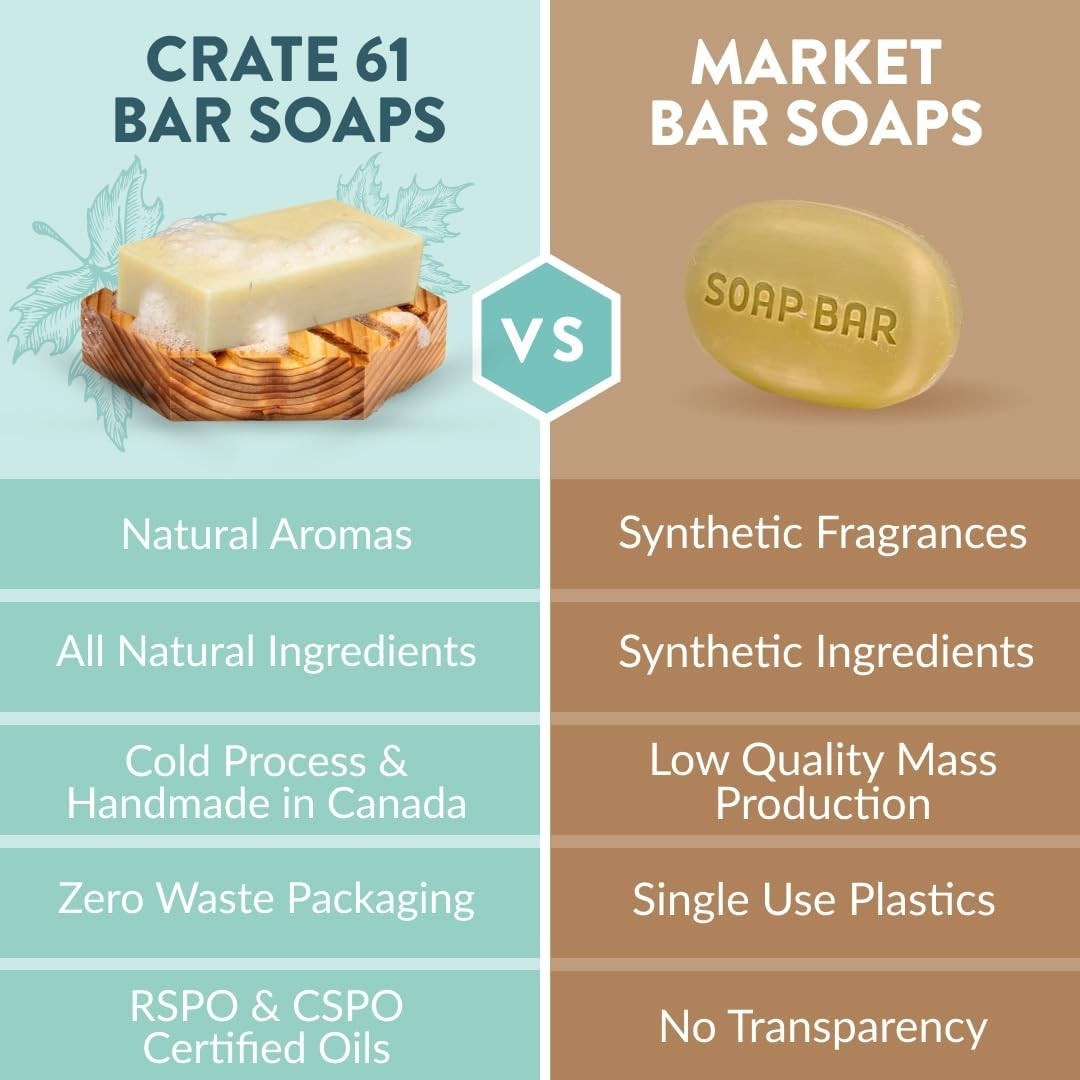 Eco-Friendly Plant Based Soap Bars – Pack of 6