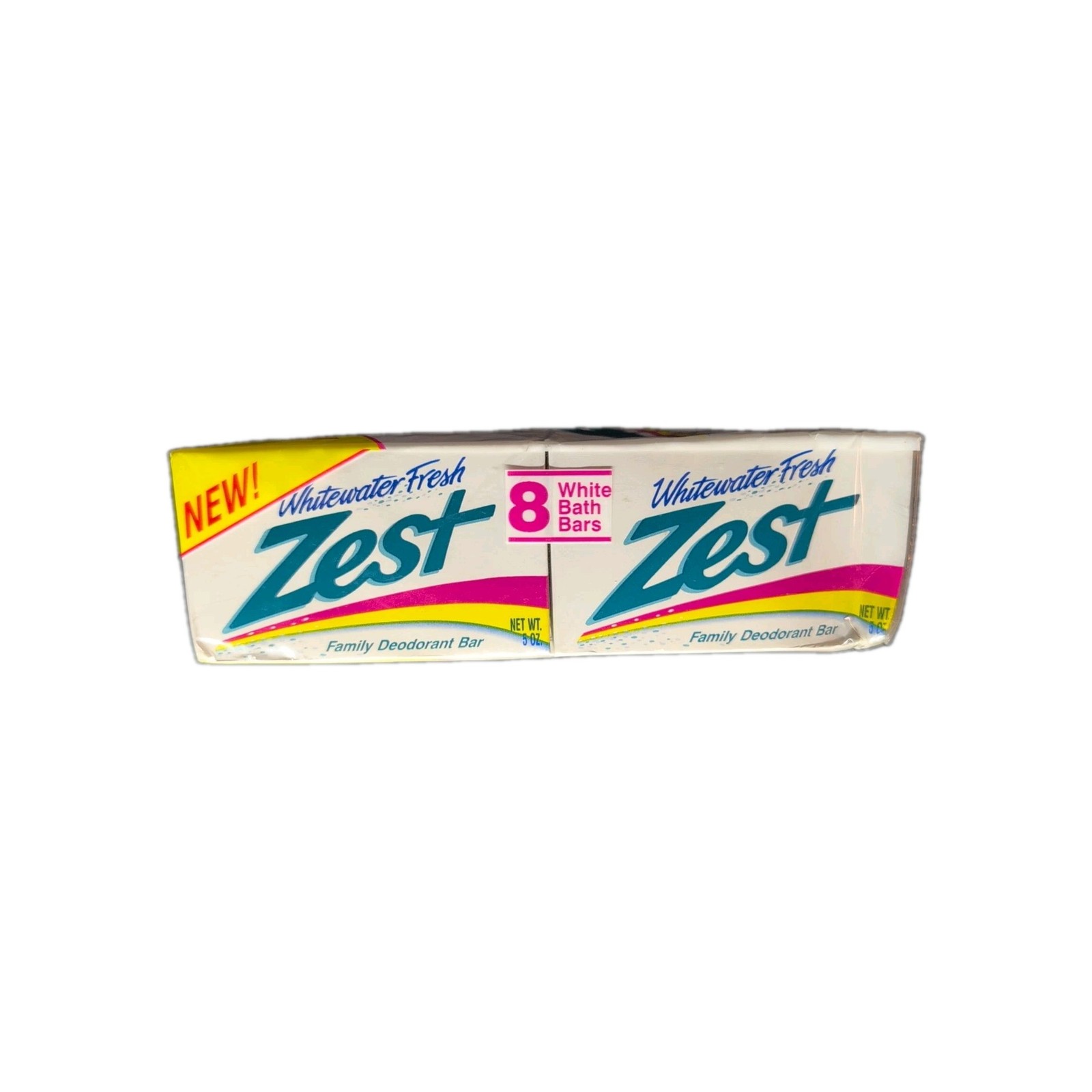 RARE VINTAGE 1992 WHITEWATER- FRESH ZEST SOAP~5 OZ BARS~8 LARGE BARS IN PACKAGE