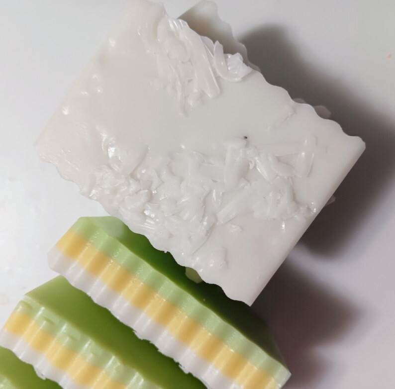 Coconut Lime Verbena Soap Bar | Fresh Citrus Goat Milk Soap | Summer Coconut Bar