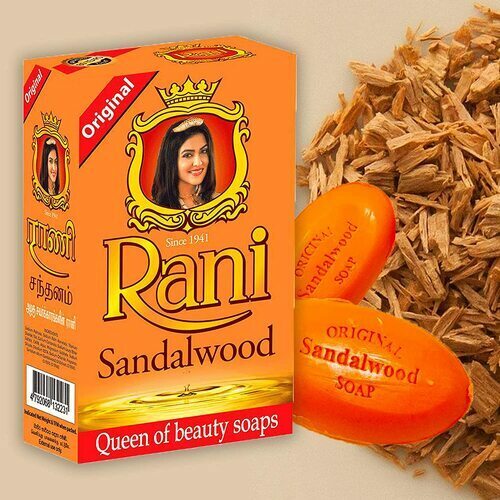 Rani Ayurveda Herbal Sandalwood Natural Soap 90g Whitening soap beauty ceylon