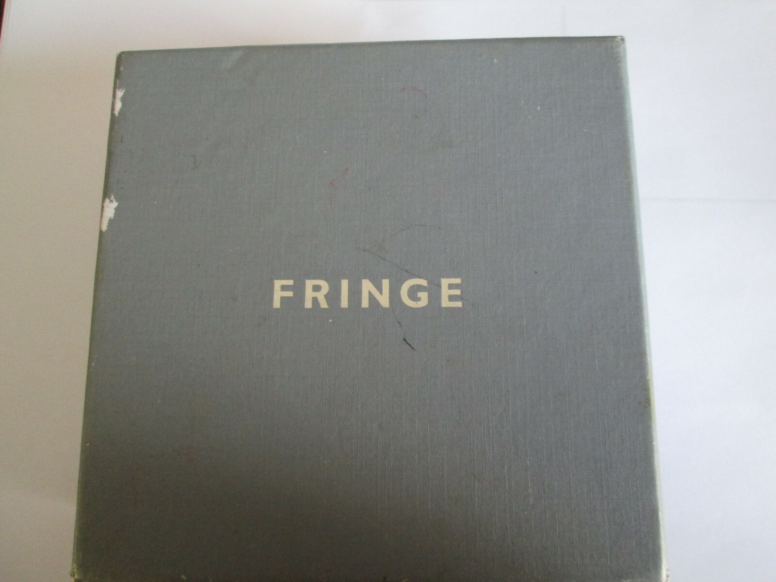 FRINGE Scented Soap & Silver & Blue Glass Tray With Blue Faceted Crystal Bow New