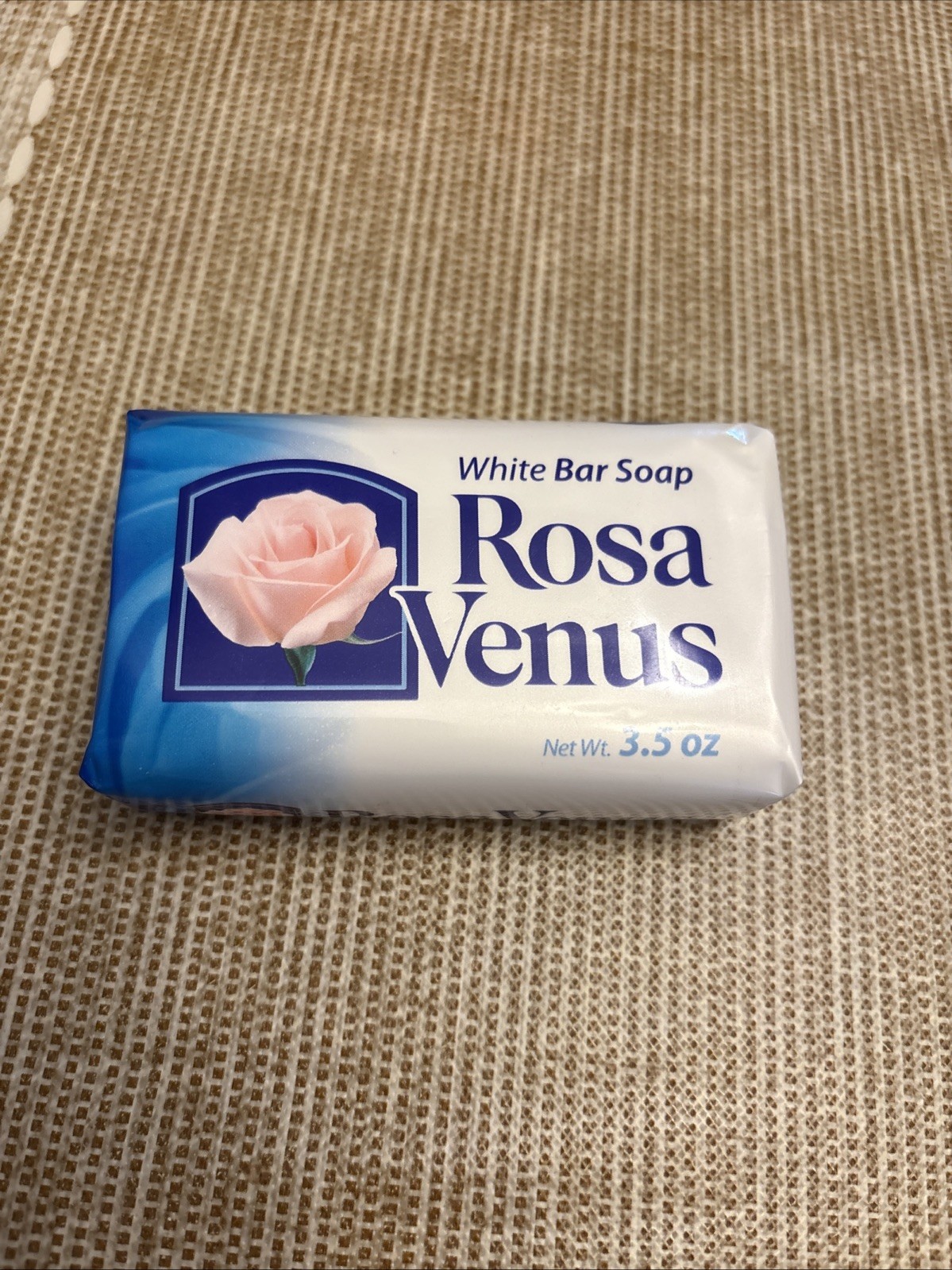 Jabon Rosa Venus Blanco(White) Classic 3.5 oz Soap Bar