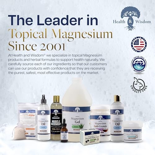 Magnesium Bar Soap with Aloe & Essential Oils – 4oz