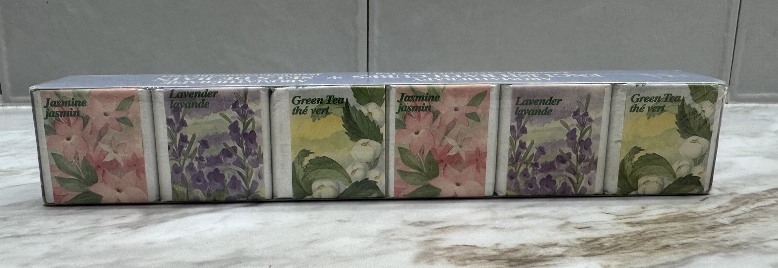 Delagar English Aromatherapy Bath Cubes Lavender Jasmine Green Tea VTG