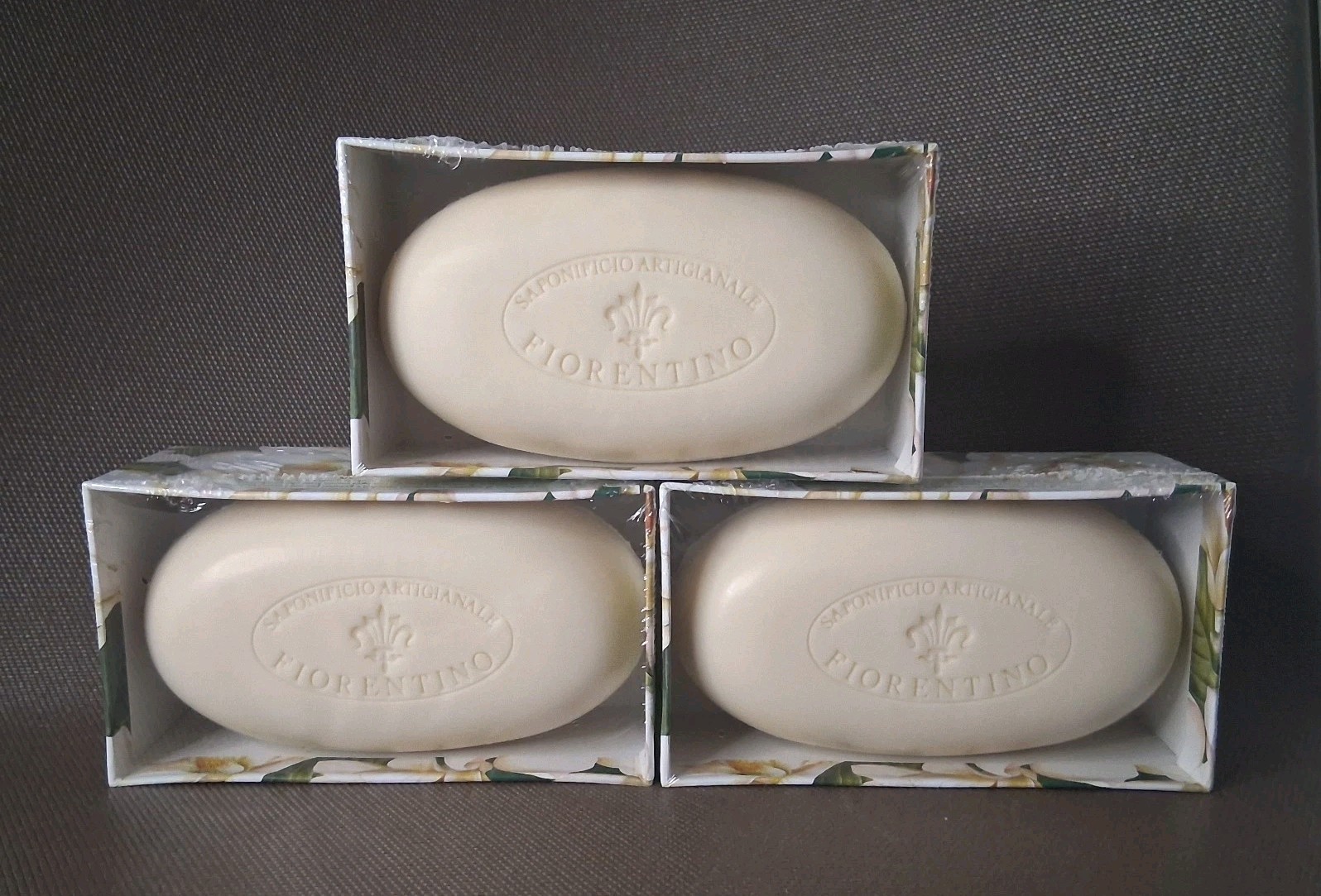 Saponificio Fiorentino Gardenia Bar Soap Handmade In Italy 3 x 10.5 oz Sealed