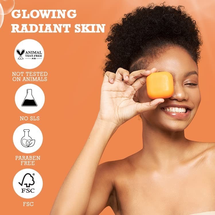 Kojic Acid & Papaya Skin Brightening Soap, Exfoliating Facial Bar,
