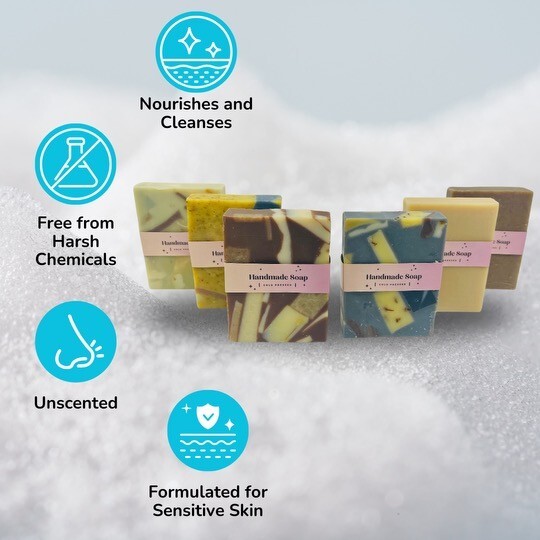 Fragrance Free Cold Press Bar Pure CHEMICAL FREE VEGAN Oil 6 PACK Free Ship
