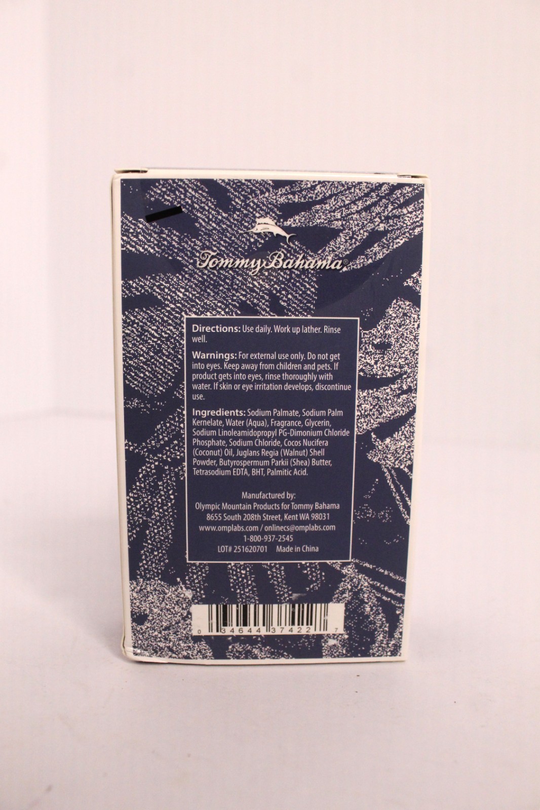 Tommy Bahama Eucalyptus Mint Exfoliating Bar Soap For Men ( Hair+Face+Body ) NIP