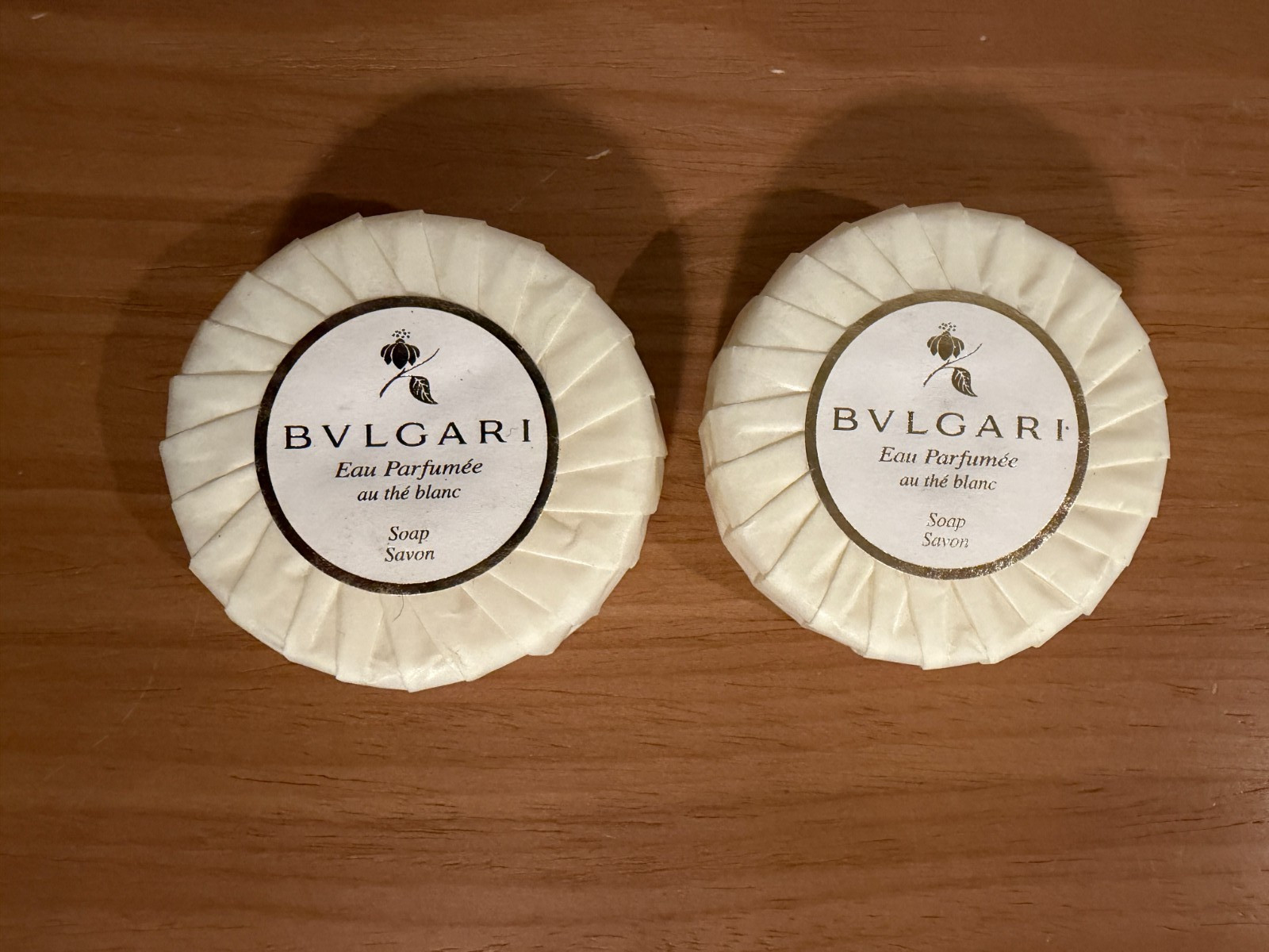2 BVLGARI Bulgari White Tea Au The Blanc Soap – Eau Parfumee Soap 2.6 oz/75g