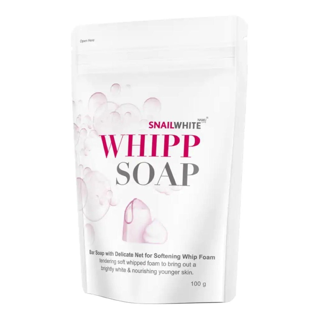 100g x 4 Snail White Whipp Soap Bar Namu Life For White Clear Firm Youthful Skin
