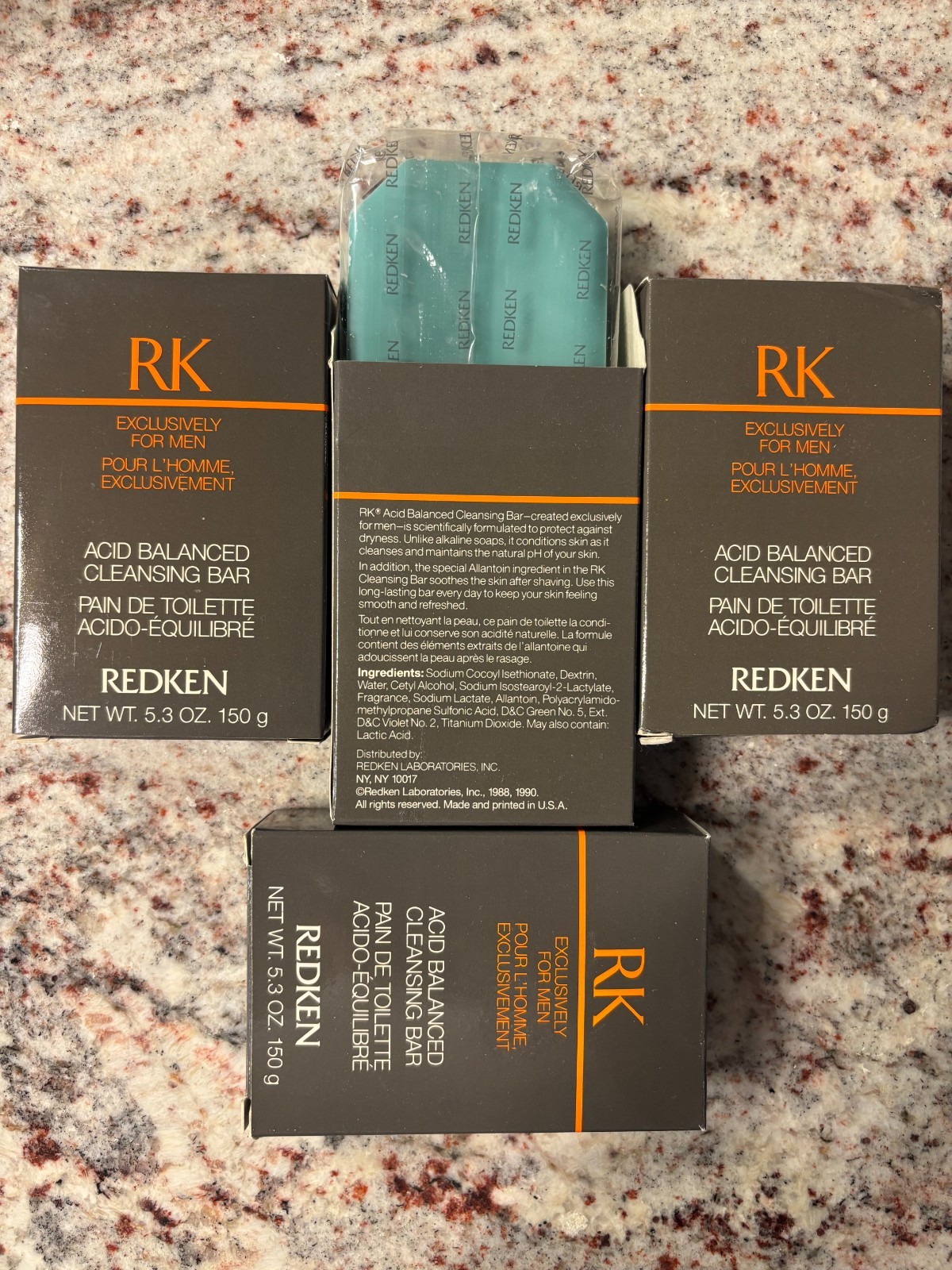 RK (REDKEN) Men’s Acid Balanced Cleansing (face & body) Bar 5.3 oz
