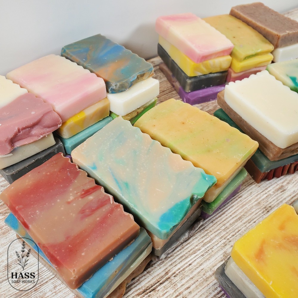 Handmade Bar Soap Samples Ends Assorted Scents Cold Process Natural Bars 12oz