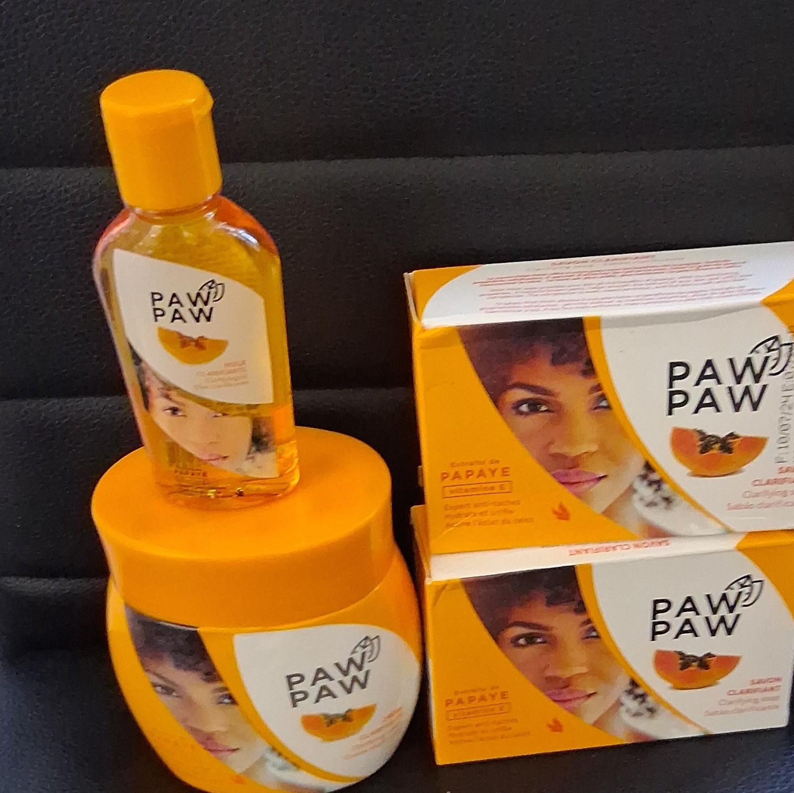 Paw Paw Papaya Vitamin E Clarifying Soap Bars 2 Pack Orange Rectangular