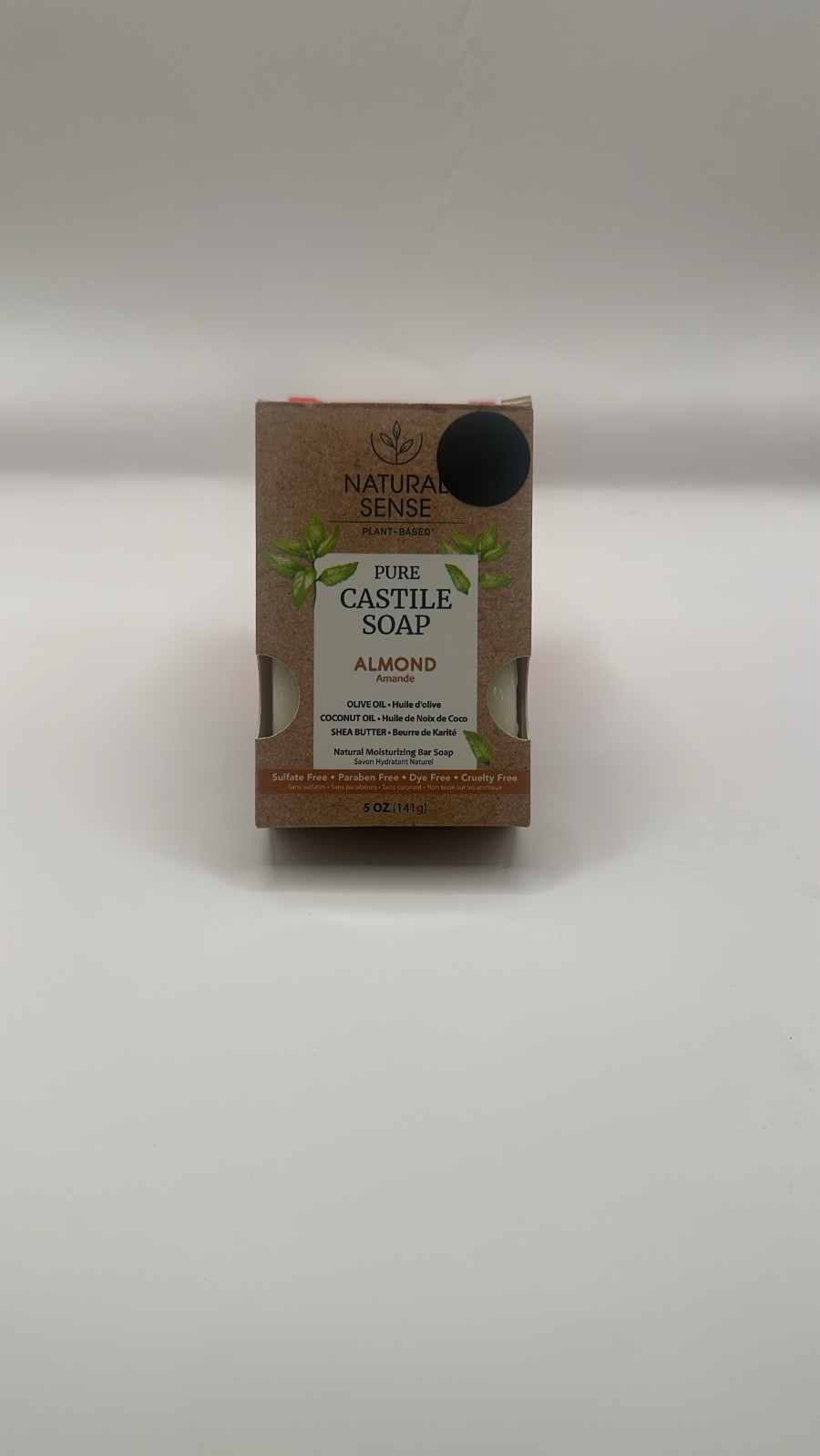 NEW! NATURAL SENSE (5 Oz.) BAR Castile Soap🫧 ●ALMOND● Natural Moisturizing Bar.